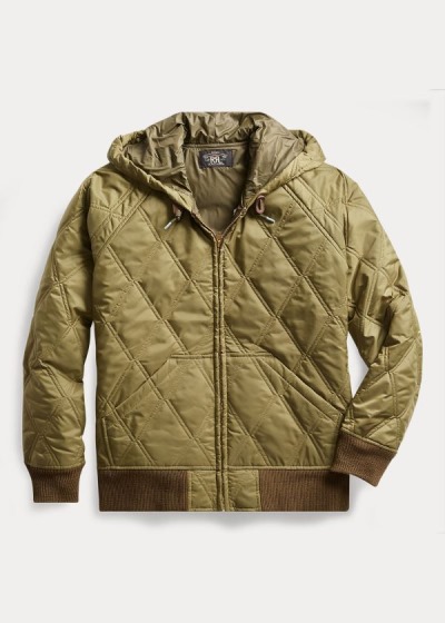 Chaquetas Ralph Lauren Hombre Verde Oliva - Hooded Liner - XPVEY6409